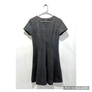 Grey Fit and Flare T-Shirt Dress